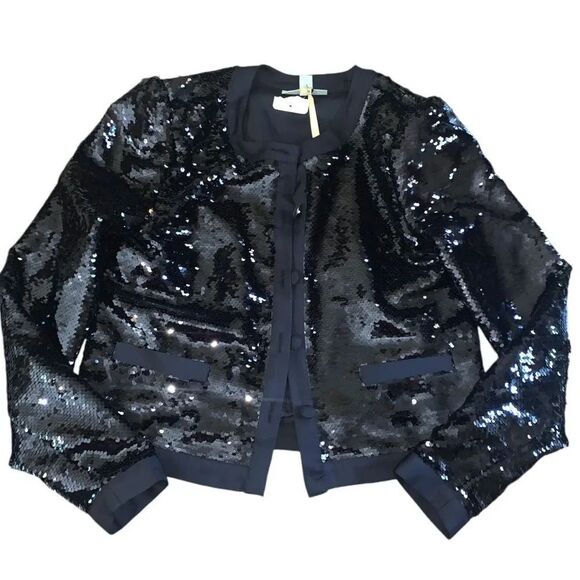 Ryegrass Button Sequin Jacket - Picture 2 of 5